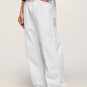 Men’s Loose Fit Wide Leg Casual Denim Jeans