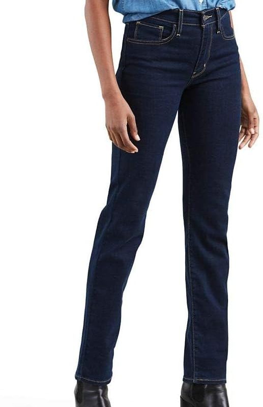Women’s High Rise Straight Fit Denim Jeans