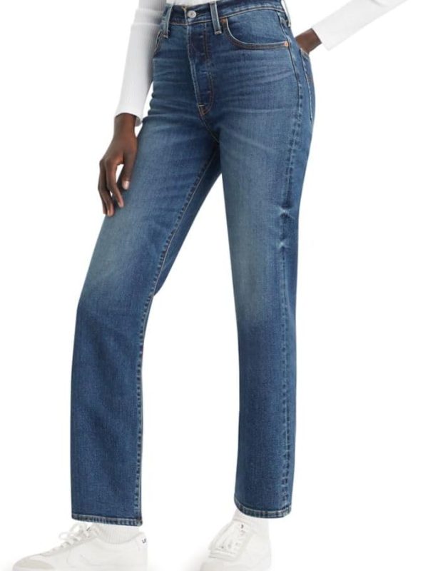 Women’s High Waist Pull-On Bootcut Denim Jeans