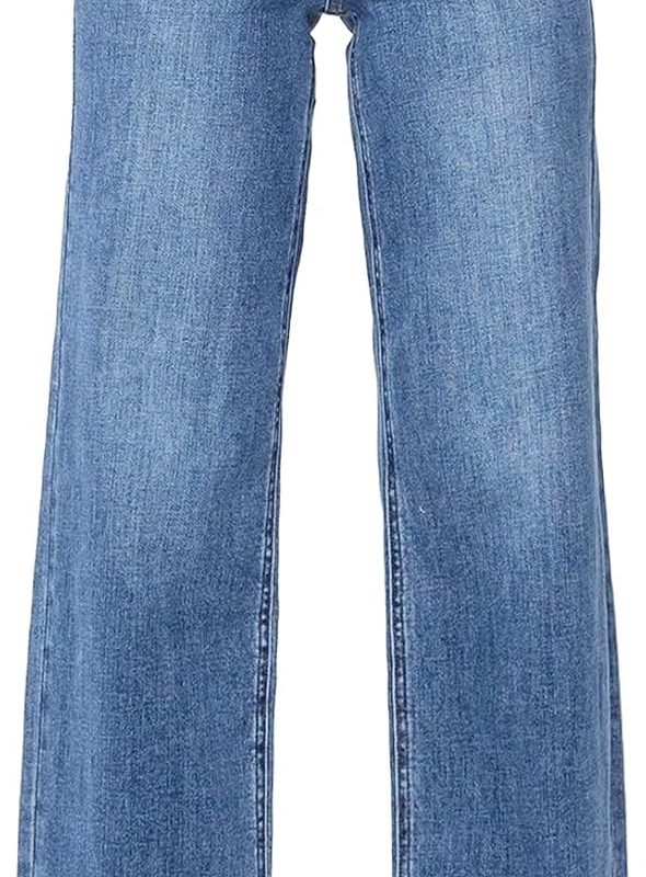 Women’s High Waist Straight Leg Denim Jeans