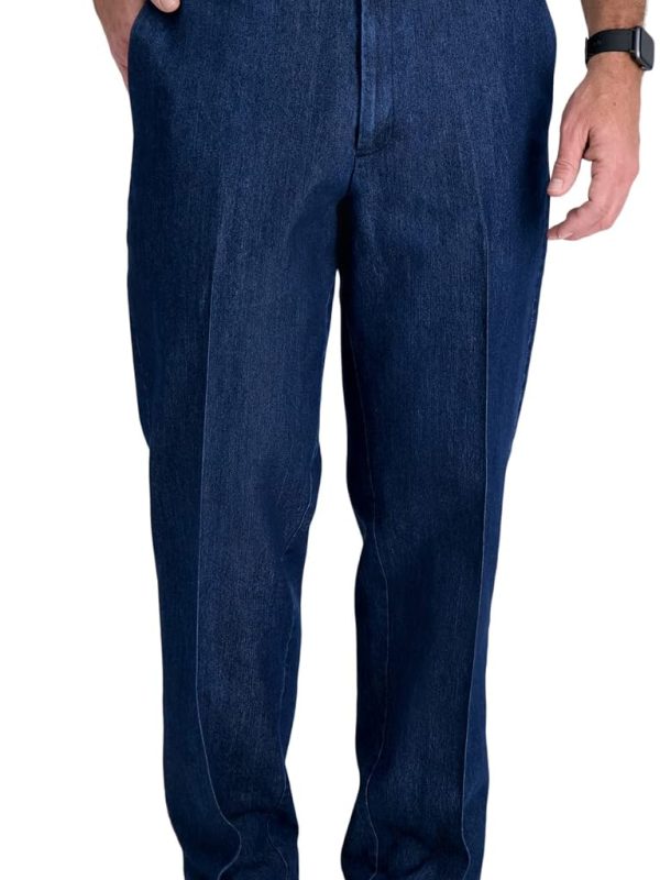 Men’s Classic Fit Casual Denim Trousers