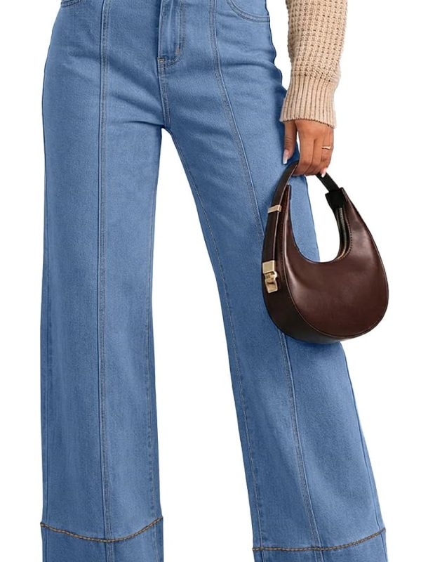 Women’s High Waist Loose Fit Stretch Denim Jeans