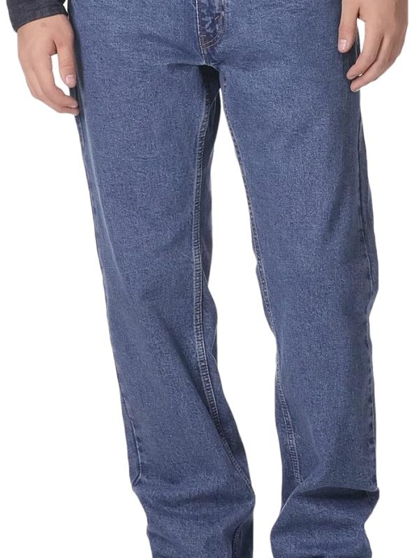 Men’s Relaxed Fit Stretch Denim Jeans